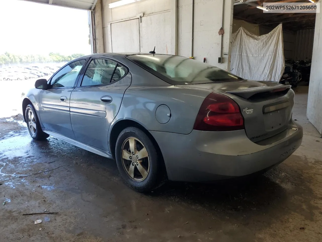 2007 Pontiac Grand Prix VIN: 2G2WP552671205600 Lot: 57699434