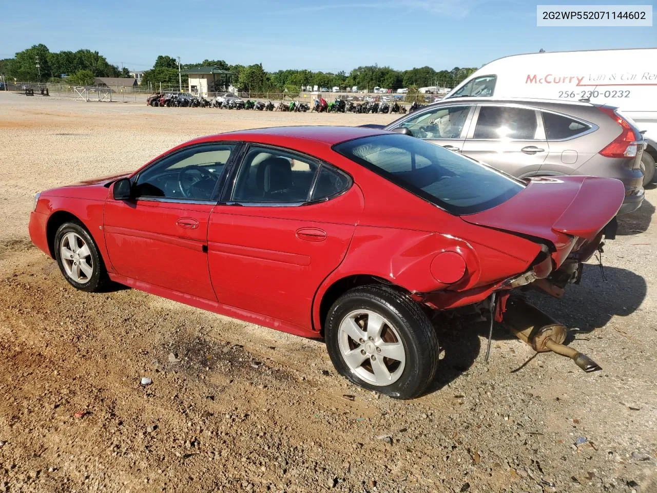 2G2WP552071144602 2007 Pontiac Grand Prix