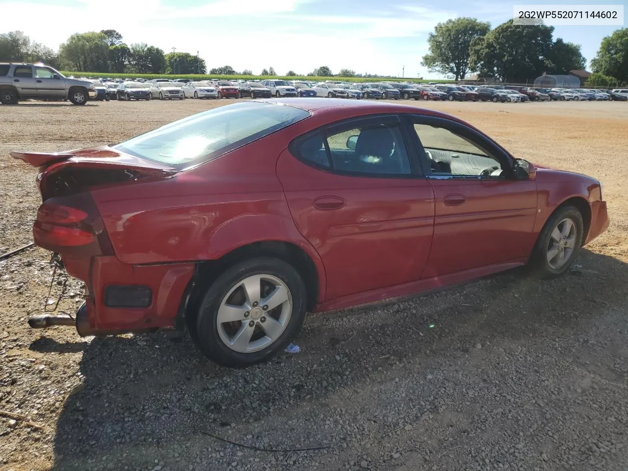 2007 Pontiac Grand Prix VIN: 2G2WP552071144602 Lot: 58074004