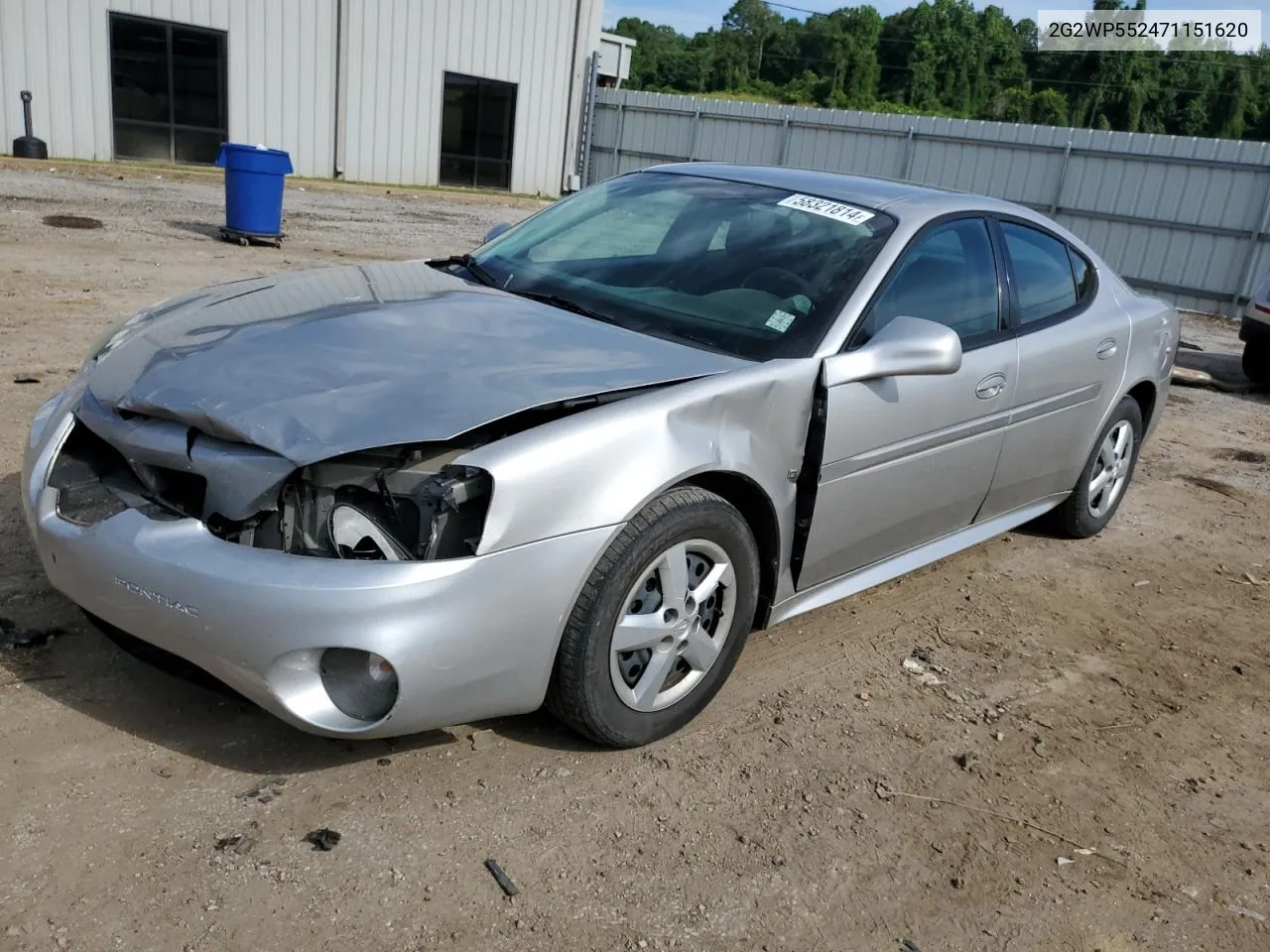 2G2WP552471151620 2007 Pontiac Grand Prix