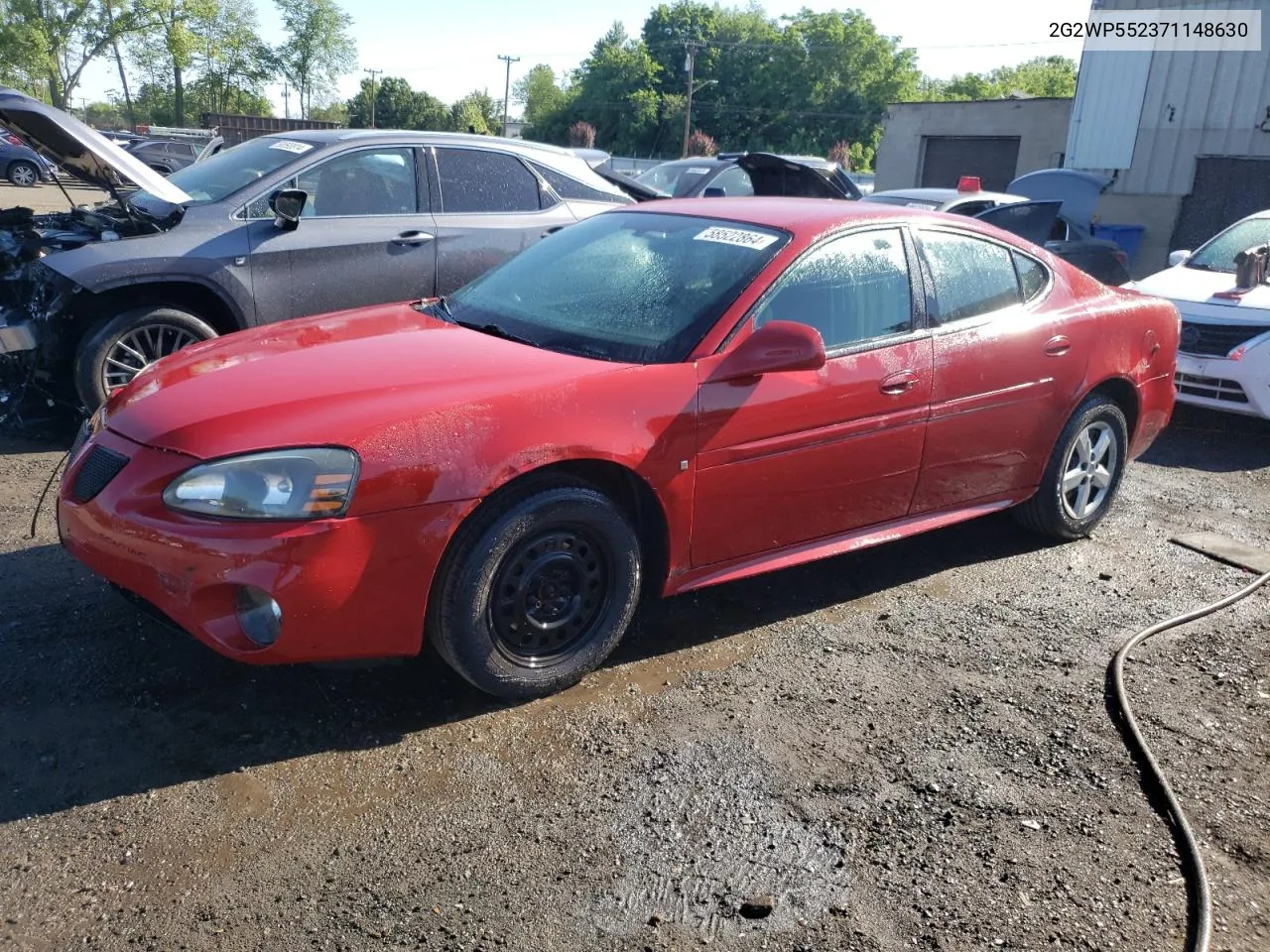 2007 Pontiac Grand Prix VIN: 2G2WP552371148630 Lot: 58522864