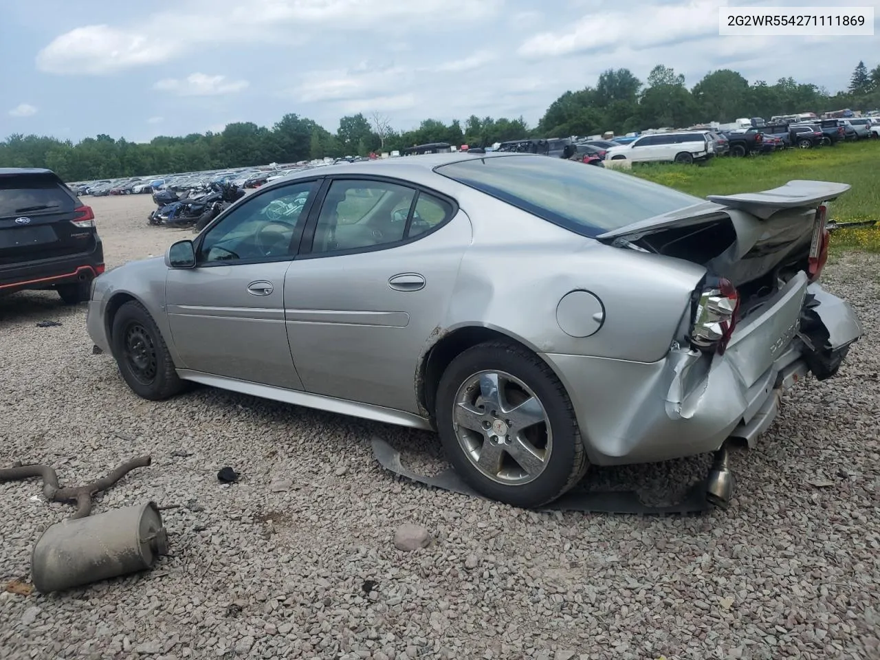 2G2WR554271111869 2007 Pontiac Grand Prix Gt