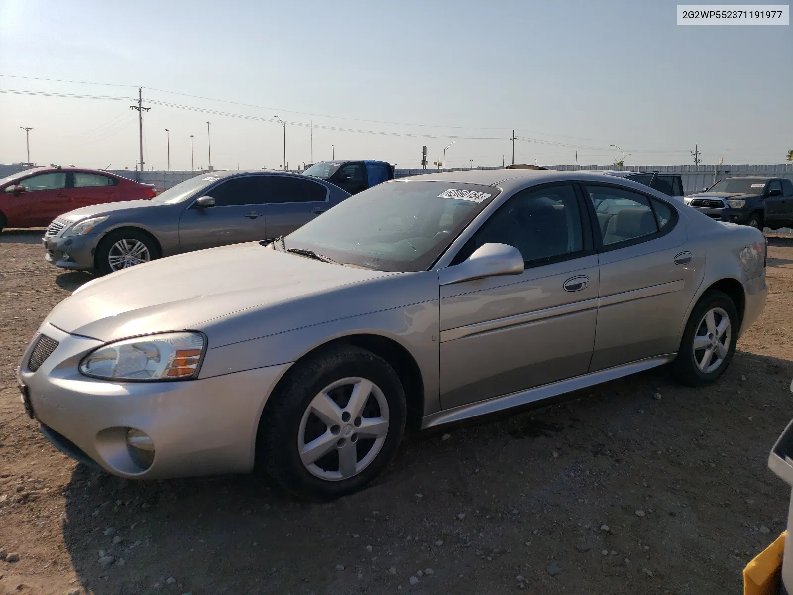 2007 Pontiac Grand Prix VIN: 2G2WP552371191977 Lot: 62060154