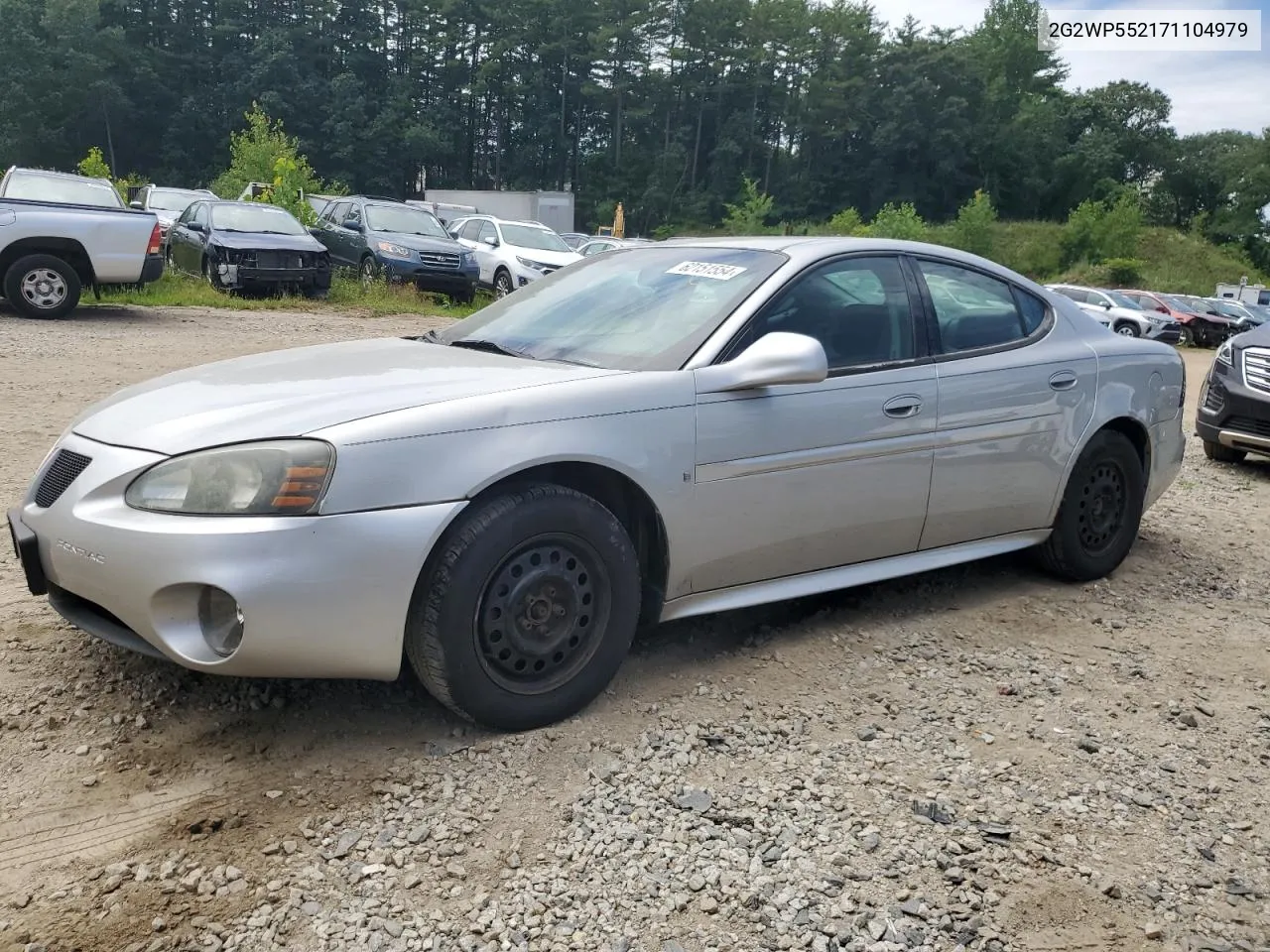 2007 Pontiac Grand Prix VIN: 2G2WP552171104979 Lot: 62151554