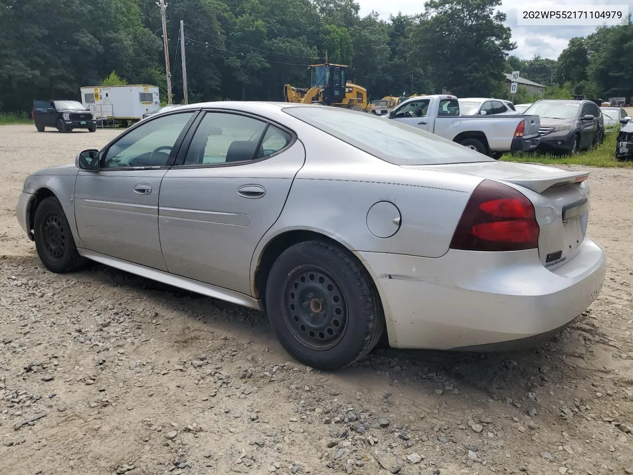 2007 Pontiac Grand Prix VIN: 2G2WP552171104979 Lot: 62151554