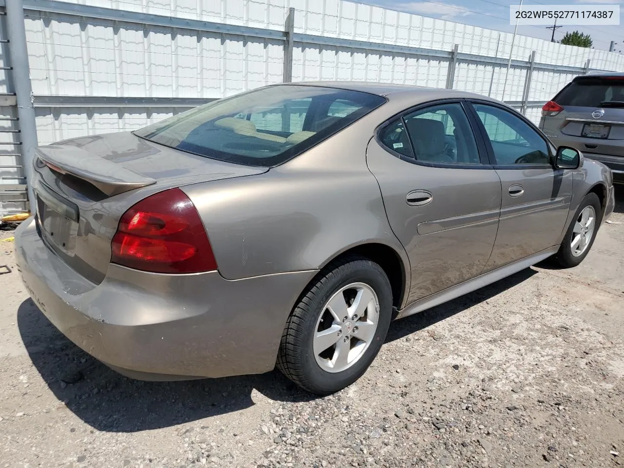 2G2WP552771174387 2007 Pontiac Grand Prix