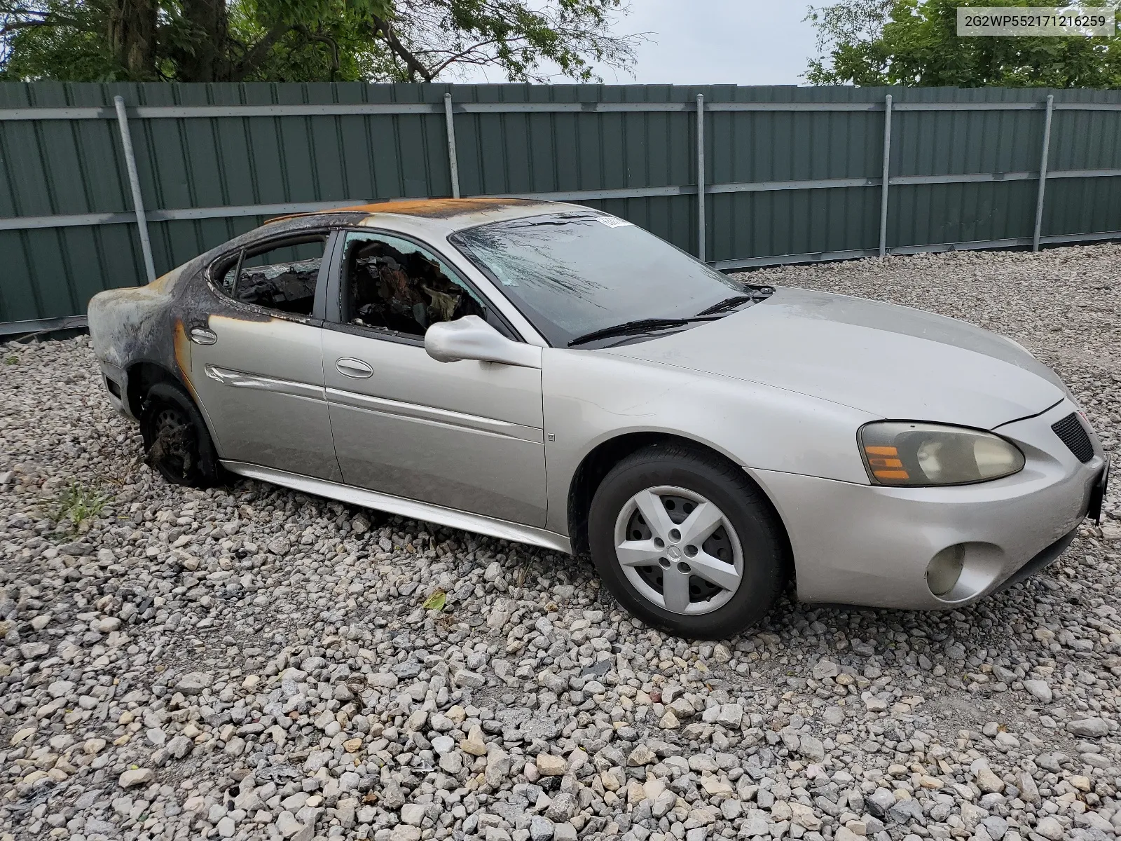 2007 Pontiac Grand Prix VIN: 2G2WP552171216259 Lot: 63311144