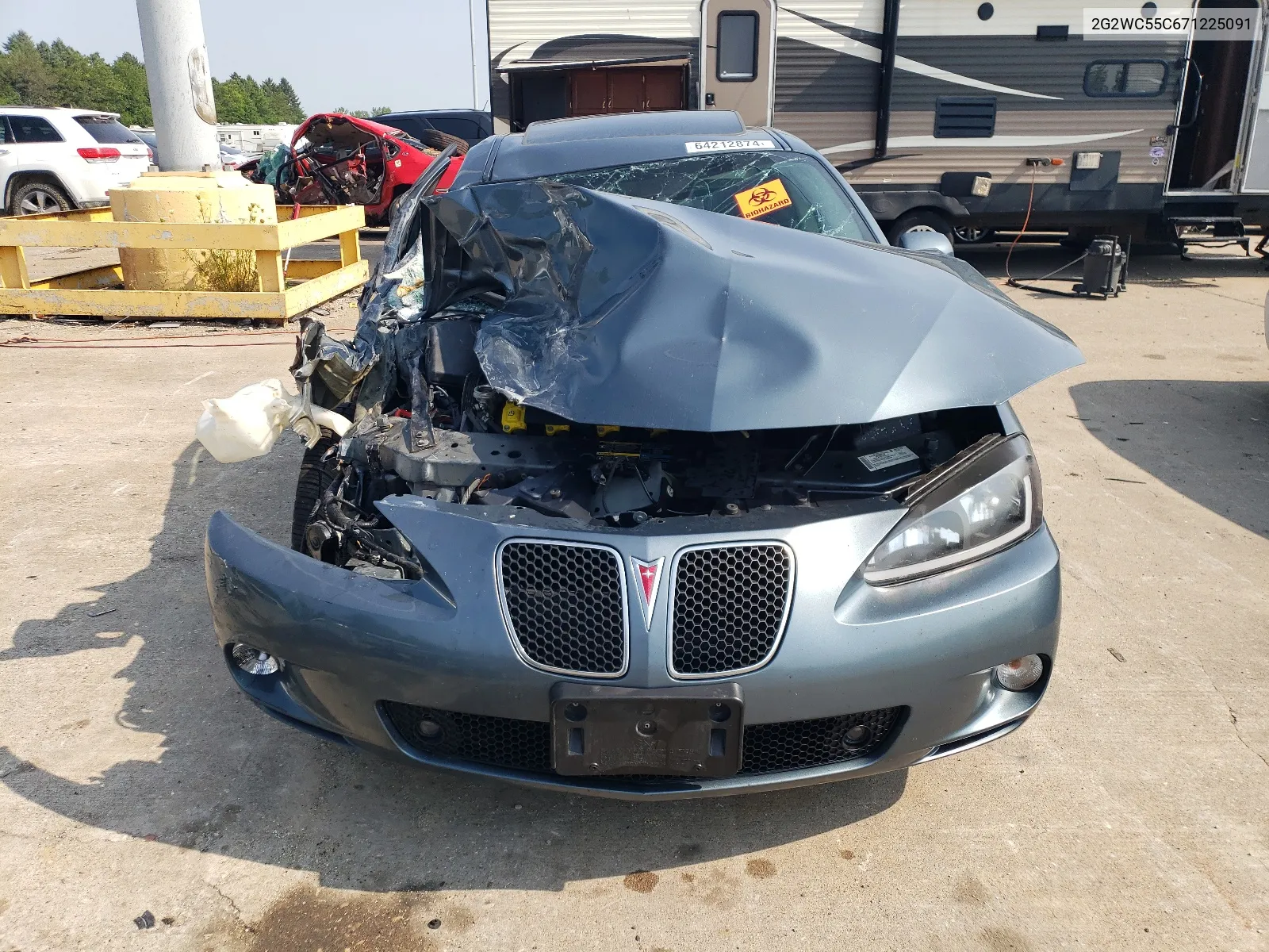 2007 Pontiac Grand Prix Gxp VIN: 2G2WC55C671225091 Lot: 64212874