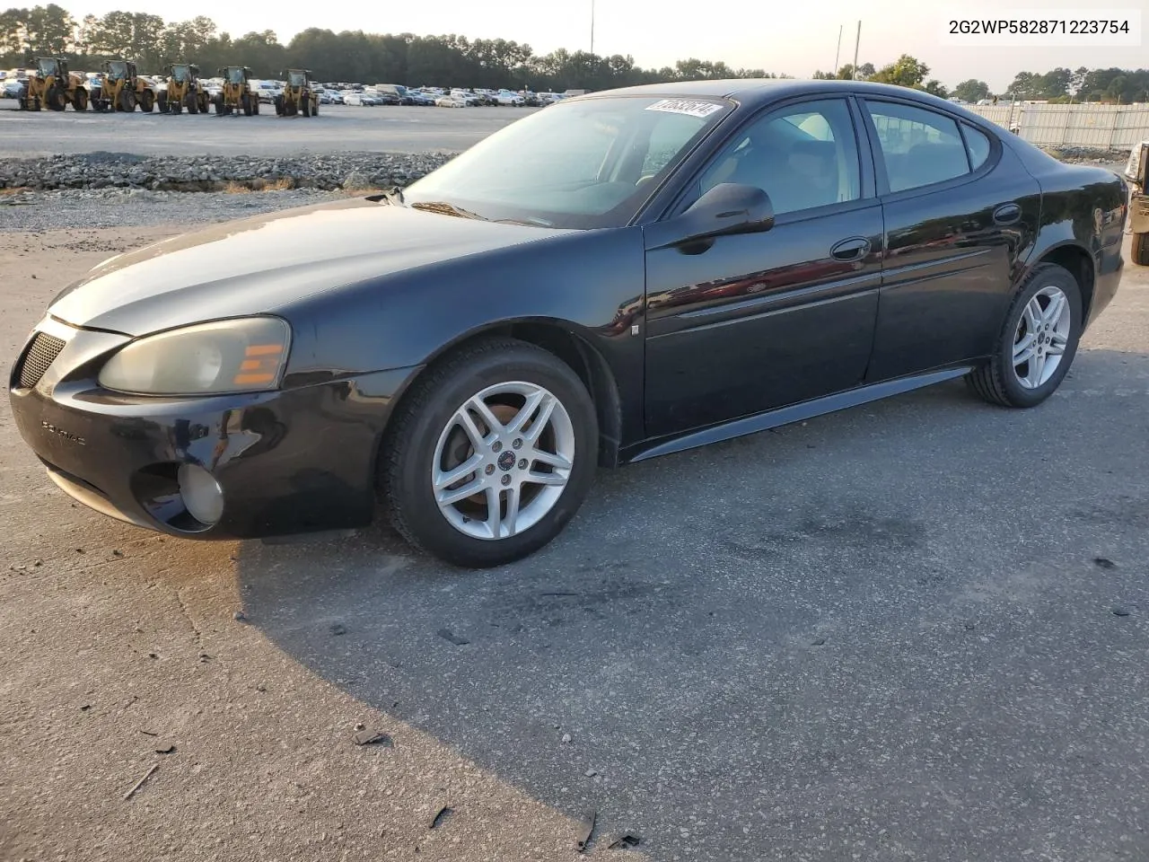 2007 Pontiac Grand Prix VIN: 2G2WP582871223754 Lot: 72632674