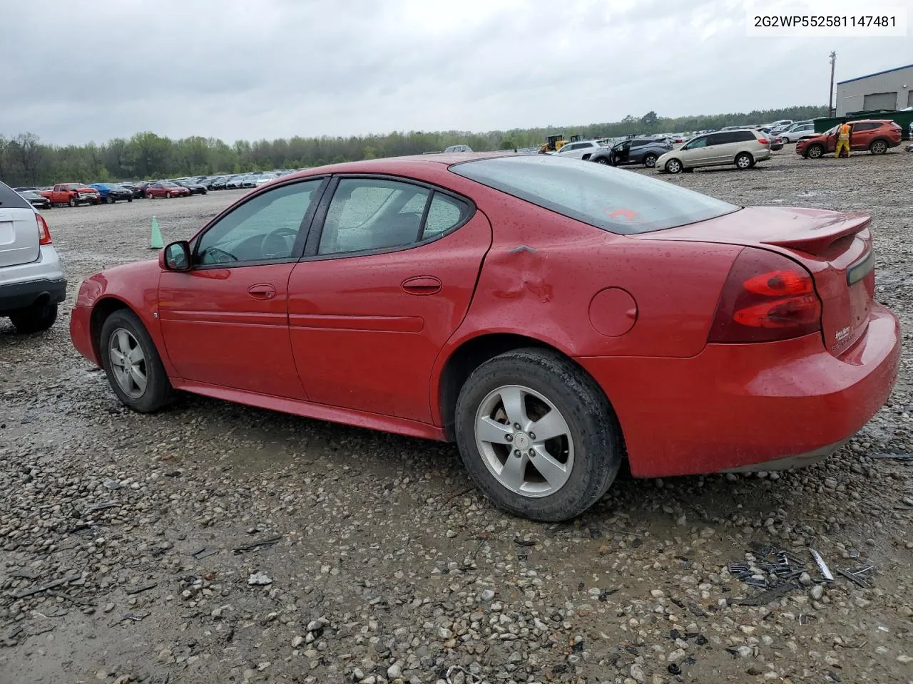 2008 Pontiac Grand Prix VIN: 2G2WP552581147481 Lot: 49365654