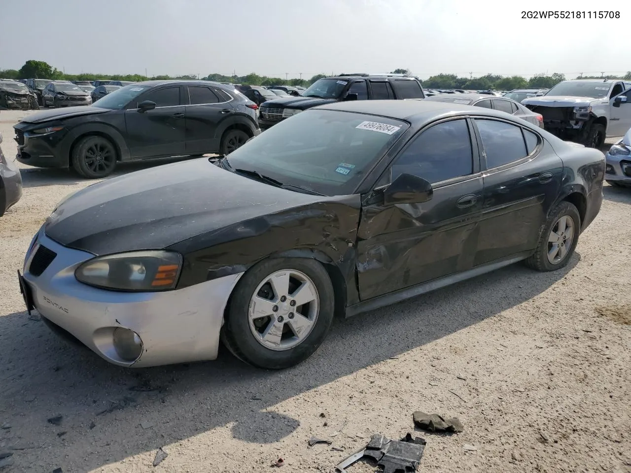 2008 Pontiac Grand Prix VIN: 2G2WP552181115708 Lot: 49976084