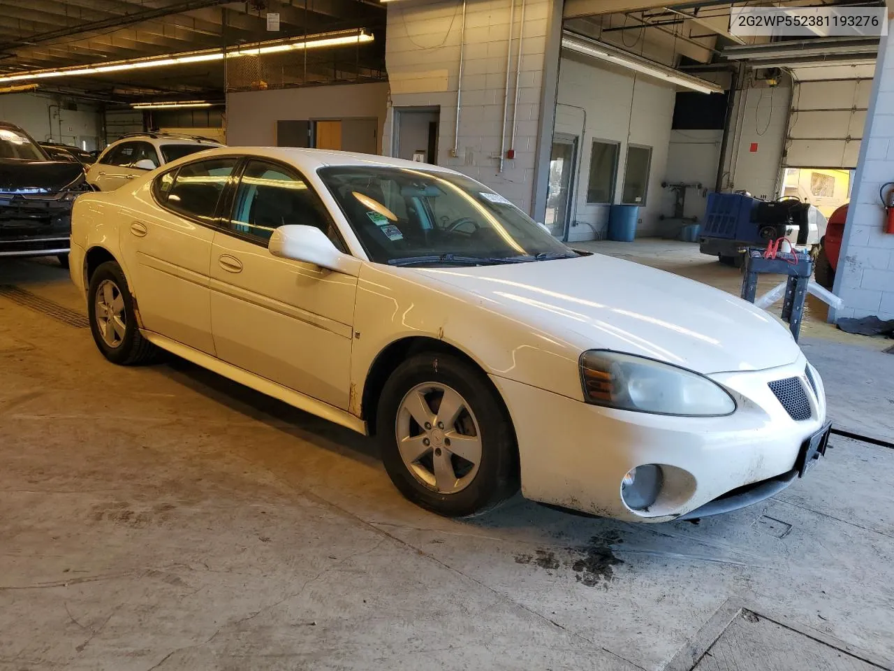 2008 Pontiac Grand Prix VIN: 2G2WP552381193276 Lot: 50191544