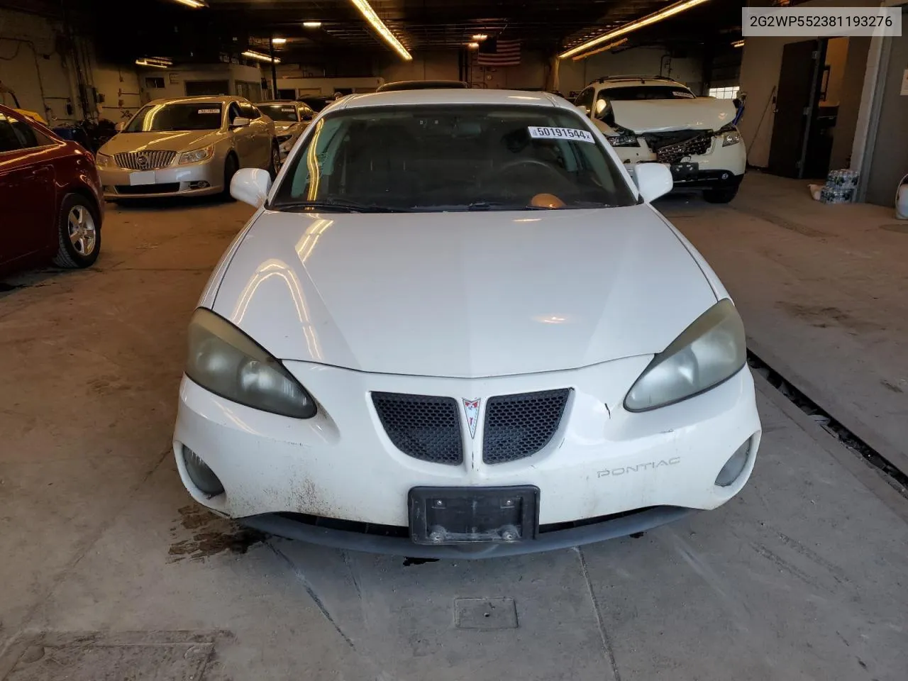 2008 Pontiac Grand Prix VIN: 2G2WP552381193276 Lot: 50191544