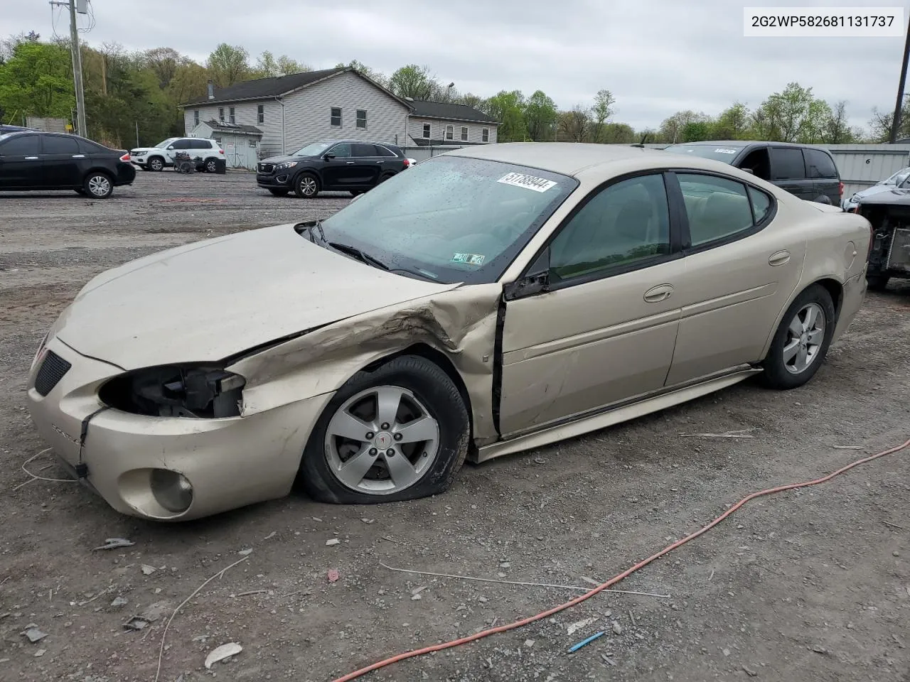 2G2WP582681131737 2008 Pontiac Grand Prix