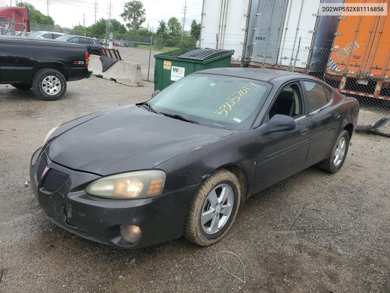 2G2WP552X81116856 2008 Pontiac Grand Prix