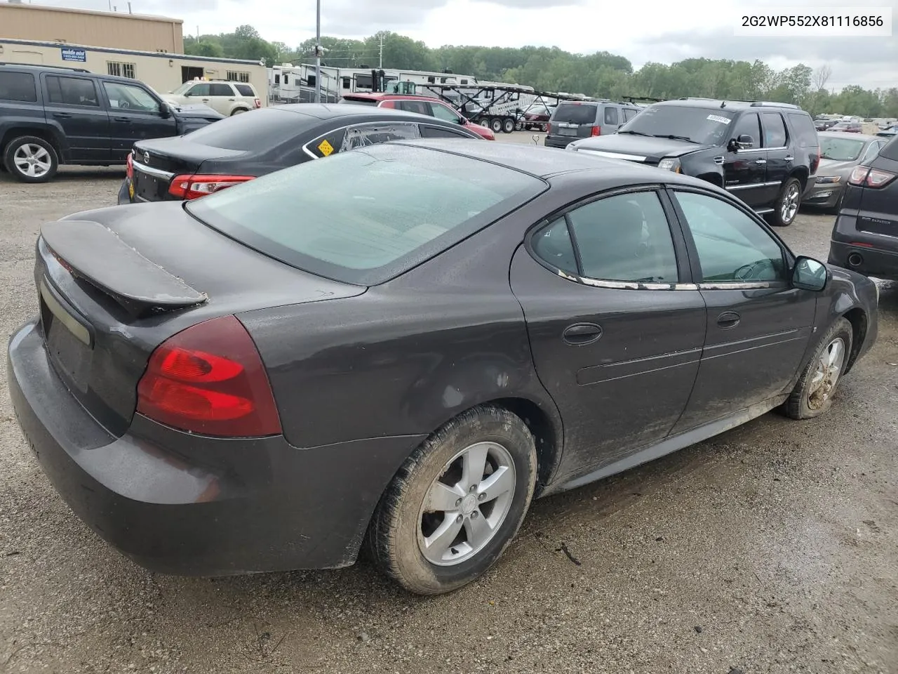 2008 Pontiac Grand Prix VIN: 2G2WP552X81116856 Lot: 53057014