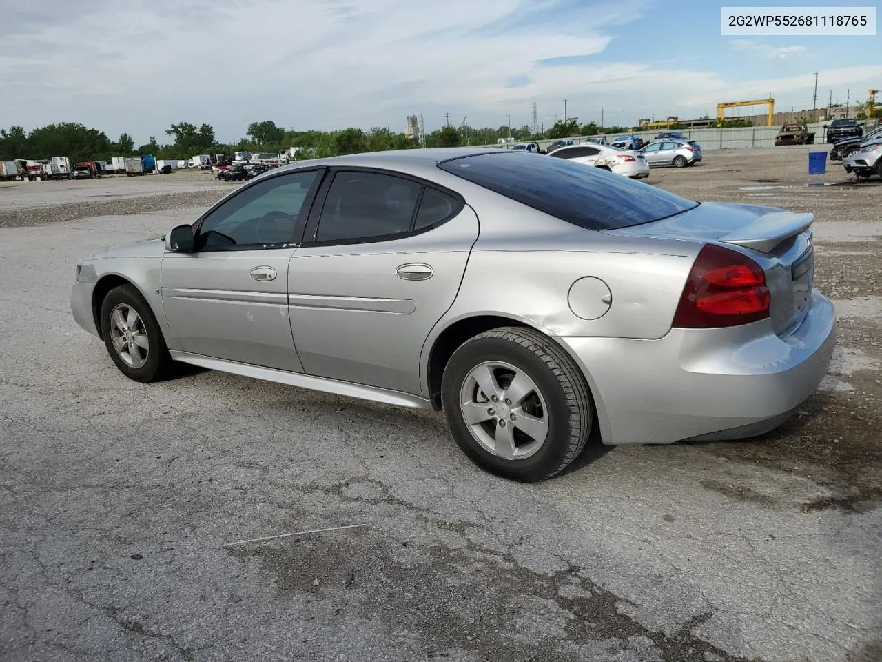 2008 Pontiac Grand Prix VIN: 2G2WP552681118765 Lot: 53253054