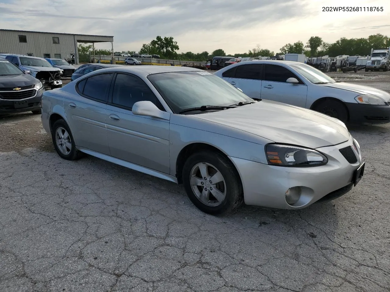 2008 Pontiac Grand Prix VIN: 2G2WP552681118765 Lot: 53253054