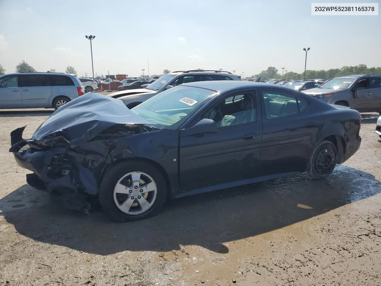 2008 Pontiac Grand Prix VIN: 2G2WP552381165378 Lot: 54838284