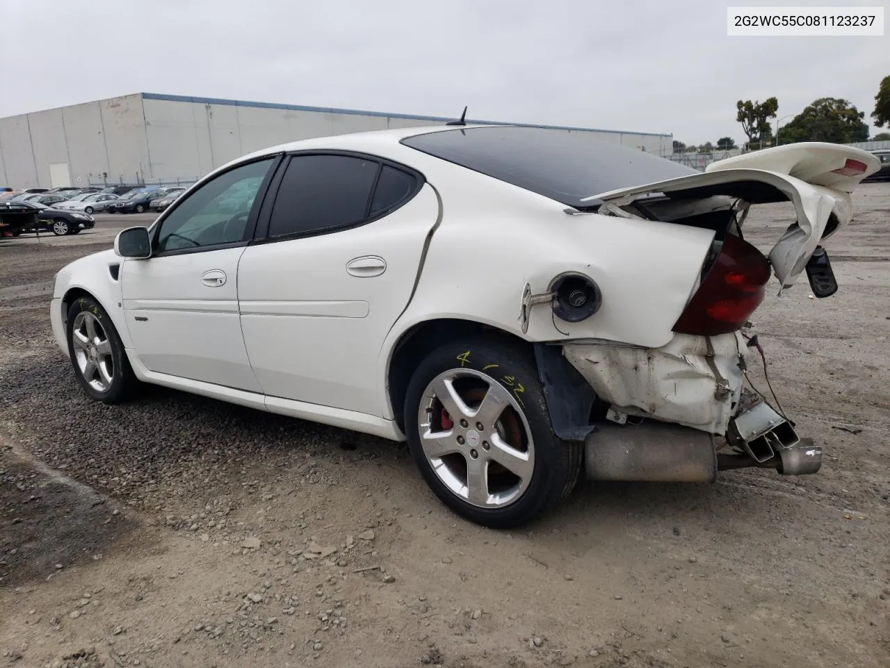 2G2WC55C081123237 2008 Pontiac Grand Prix Gxp