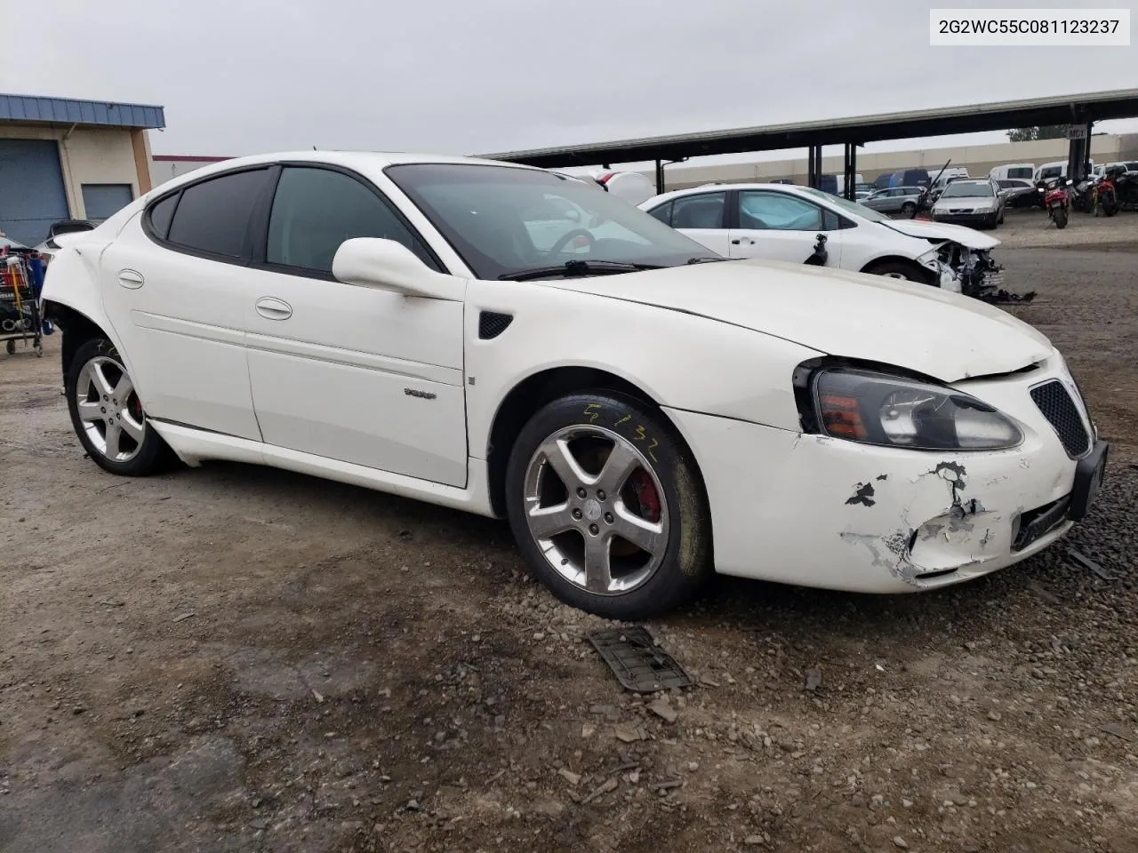 2008 Pontiac Grand Prix Gxp VIN: 2G2WC55C081123237 Lot: 55174164