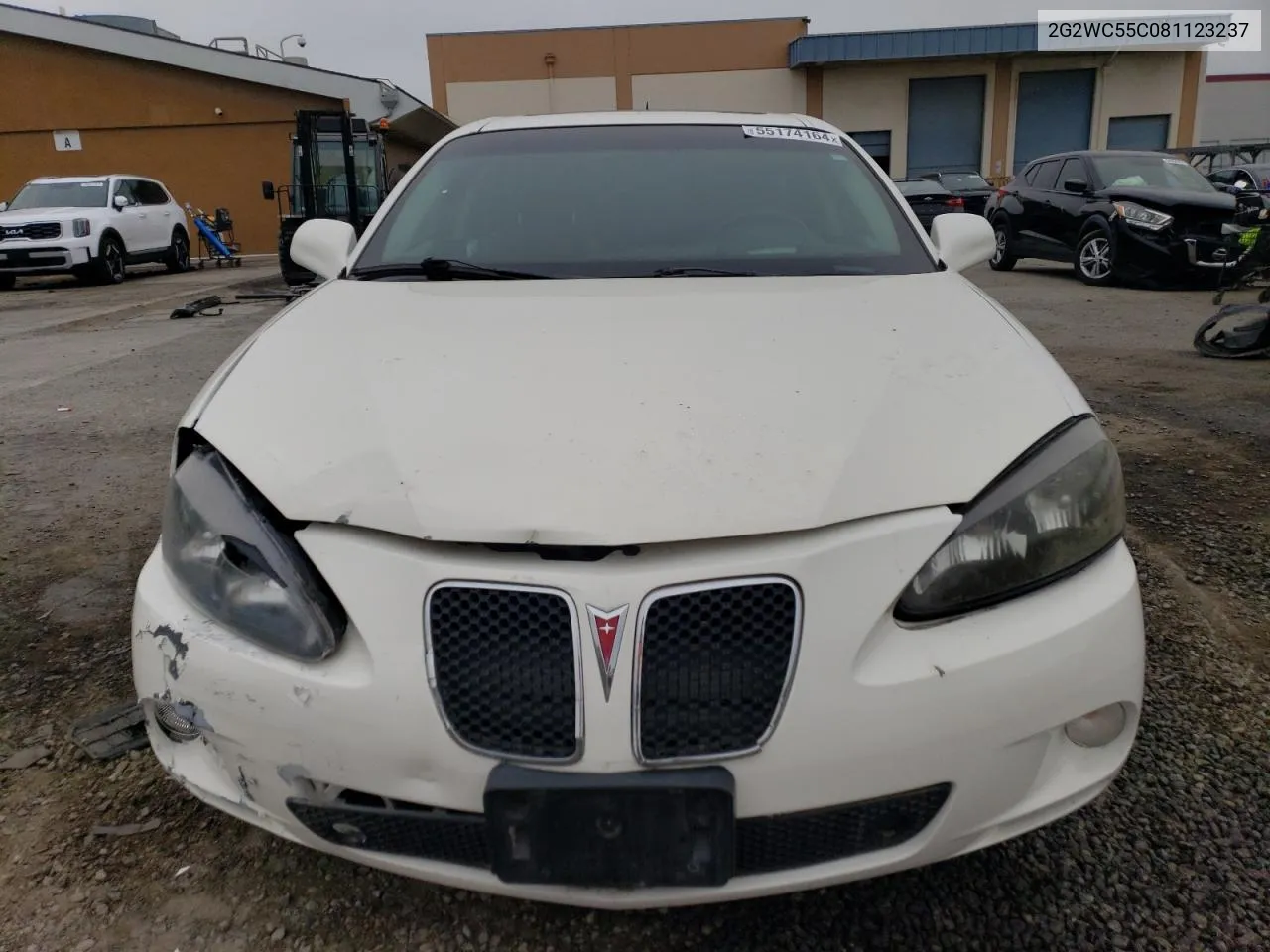 2G2WC55C081123237 2008 Pontiac Grand Prix Gxp