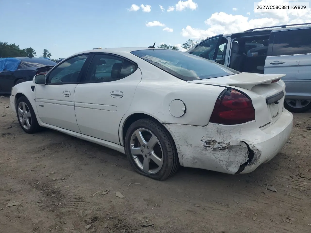 2G2WC58C881169829 2008 Pontiac Grand Prix Gxp