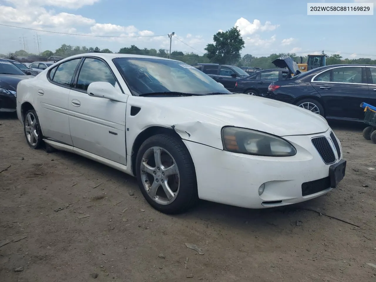 2008 Pontiac Grand Prix Gxp VIN: 2G2WC58C881169829 Lot: 55549864