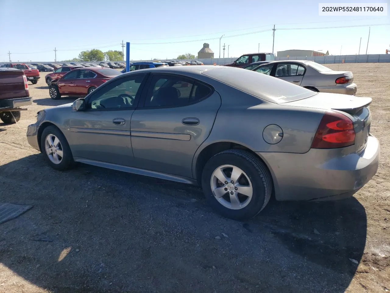 2008 Pontiac Grand Prix VIN: 2G2WP552481170640 Lot: 56468964