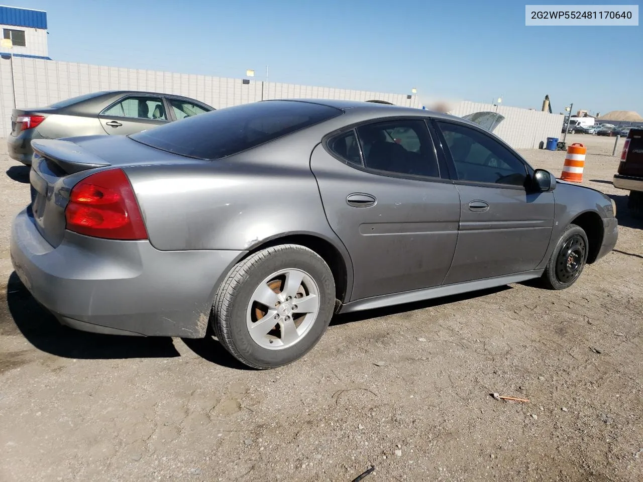 2G2WP552481170640 2008 Pontiac Grand Prix