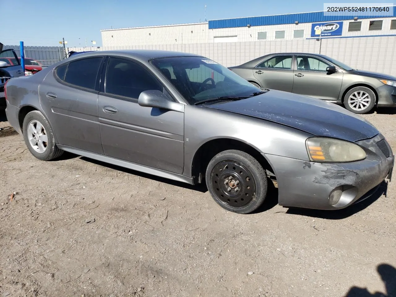 2008 Pontiac Grand Prix VIN: 2G2WP552481170640 Lot: 56468964