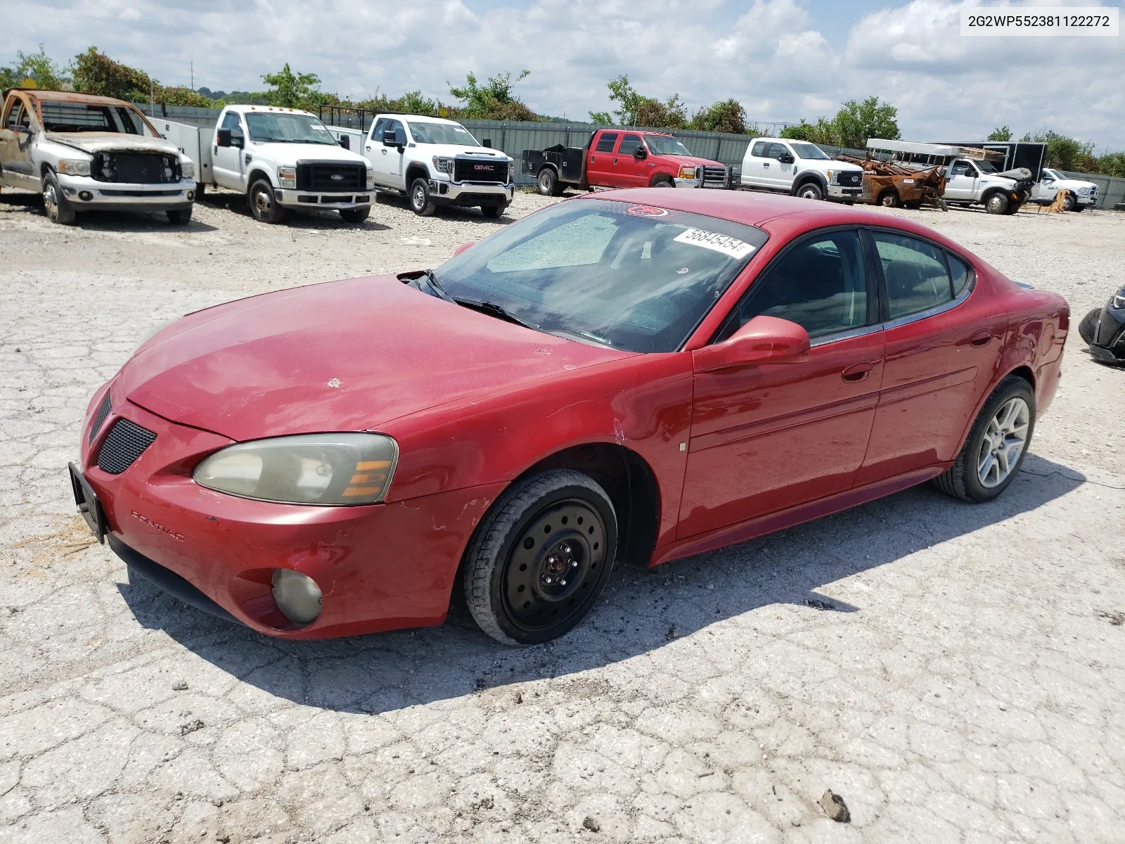 2G2WP552381122272 2008 Pontiac Grand Prix