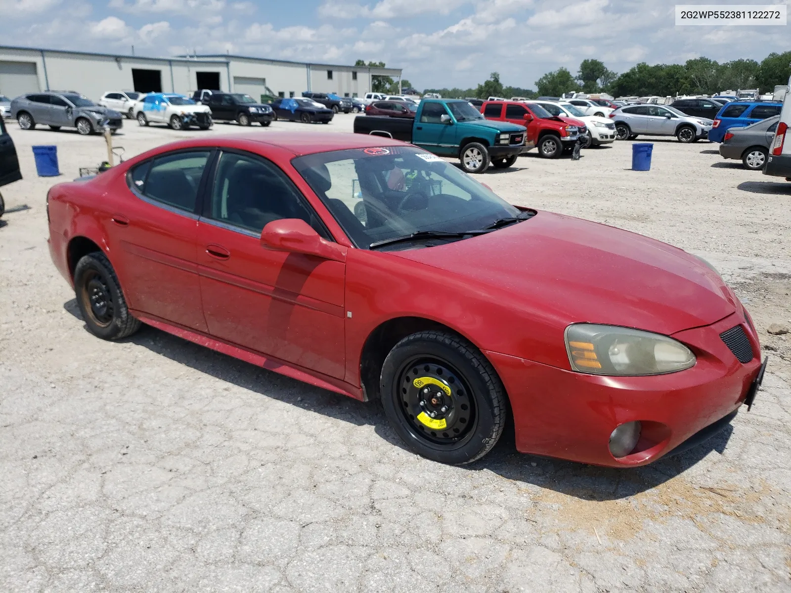 2008 Pontiac Grand Prix VIN: 2G2WP552381122272 Lot: 56845454