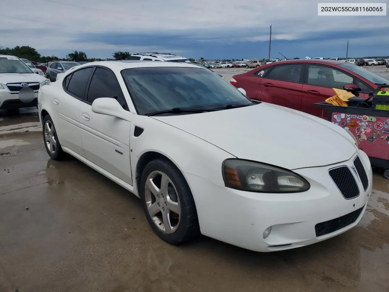 2008 Pontiac Grand Prix Gxp VIN: 2G2WC55C681160065 Lot: 57538004