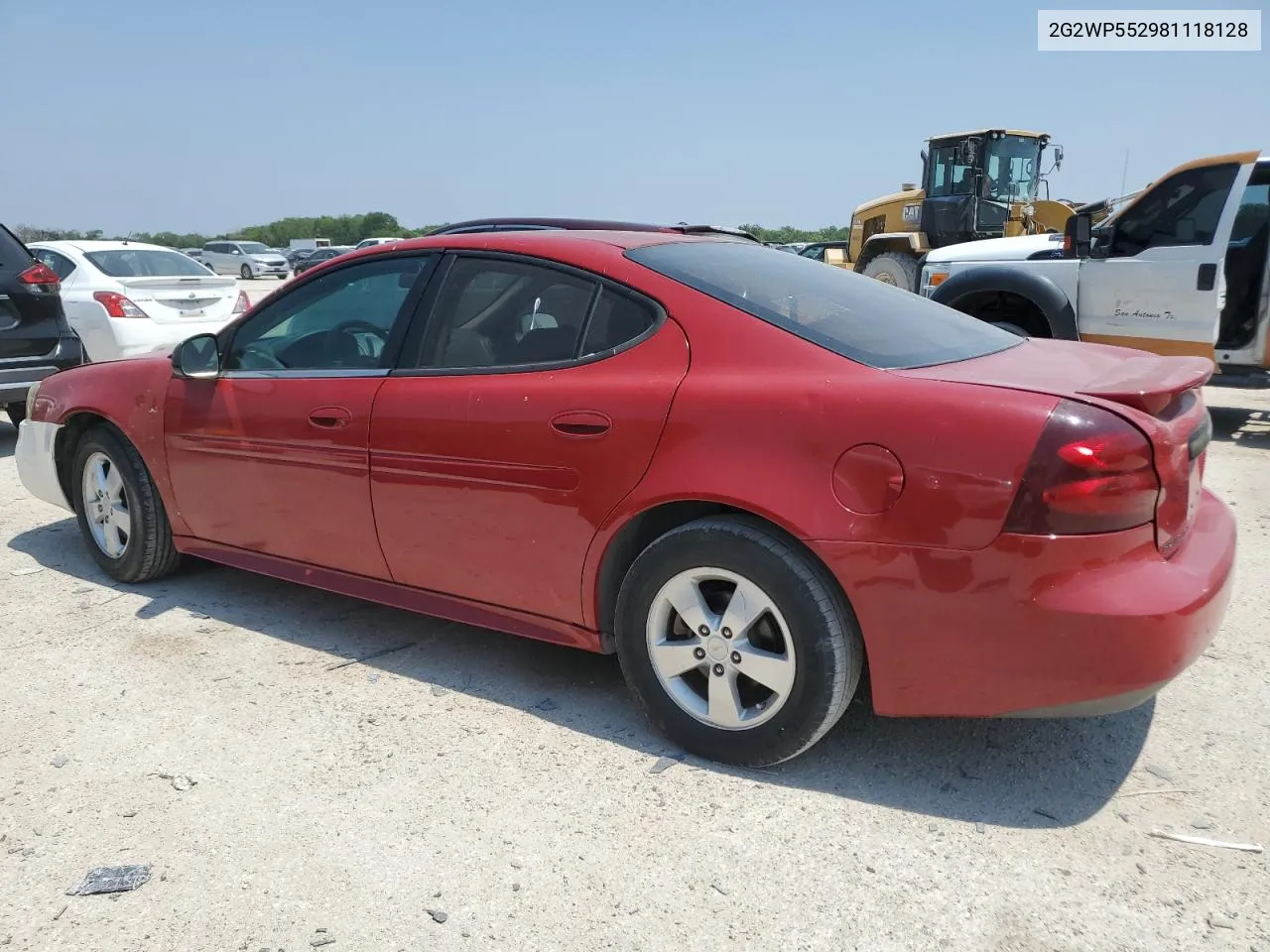 2008 Pontiac Grand Prix VIN: 2G2WP552981118128 Lot: 58087204