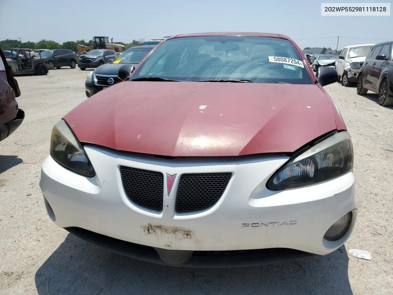 2G2WP552981118128 2008 Pontiac Grand Prix