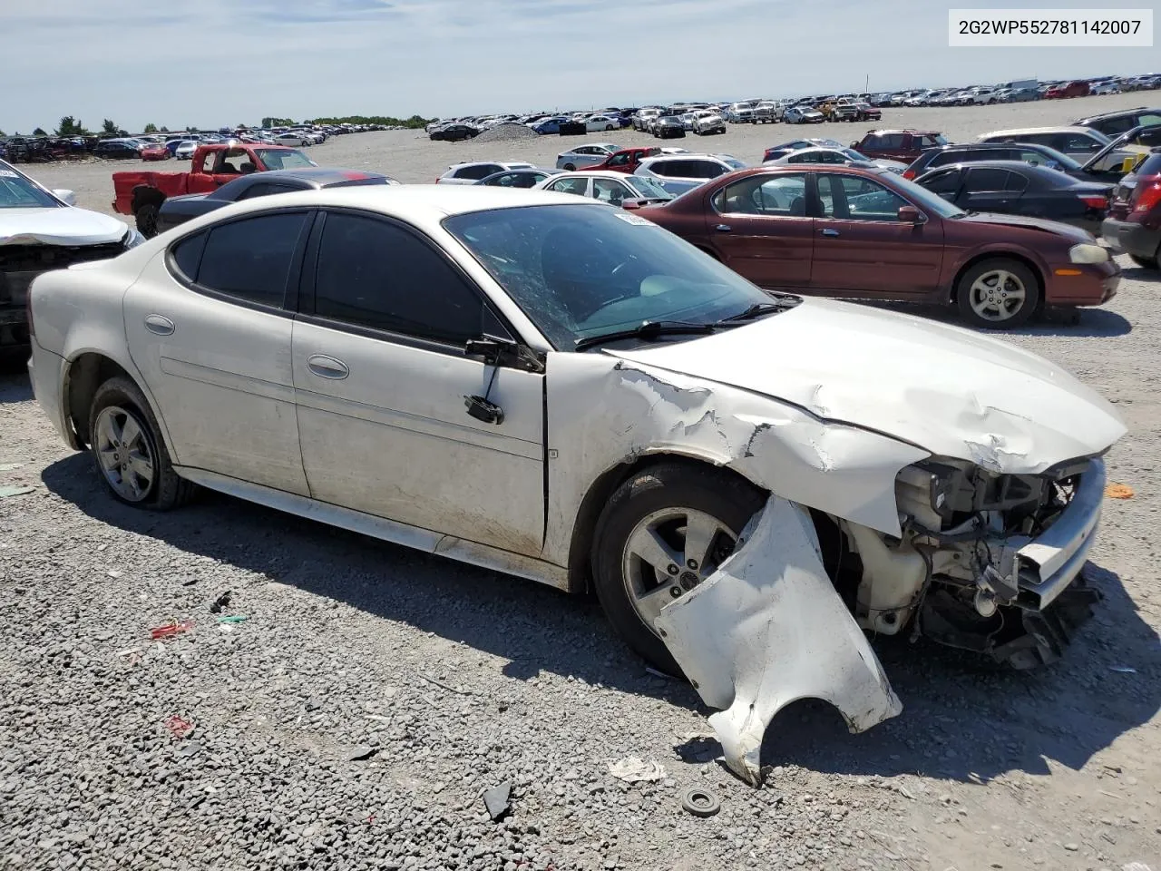 2008 Pontiac Grand Prix VIN: 2G2WP552781142007 Lot: 58844584