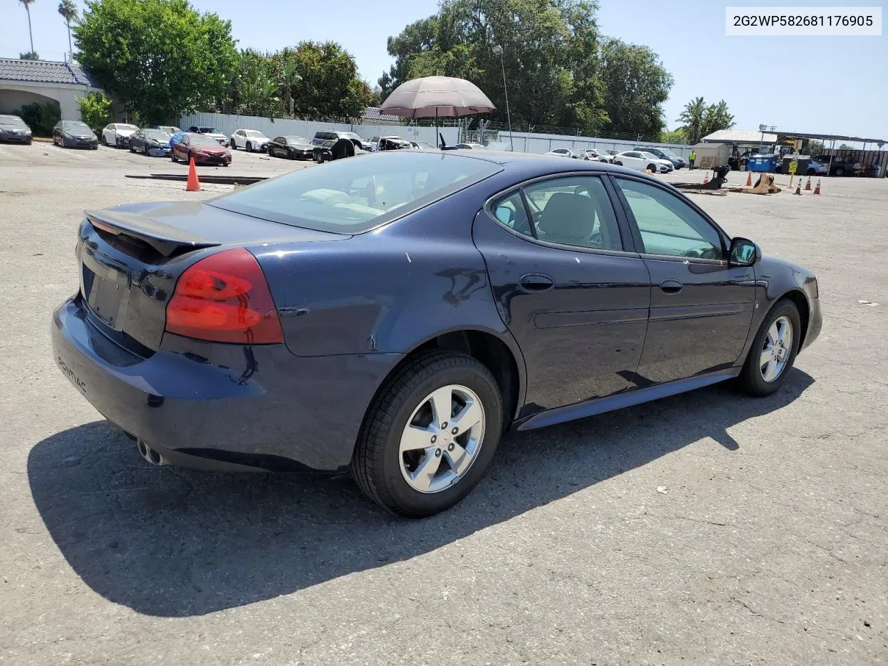 2008 Pontiac Grand Prix VIN: 2G2WP582681176905 Lot: 59469724