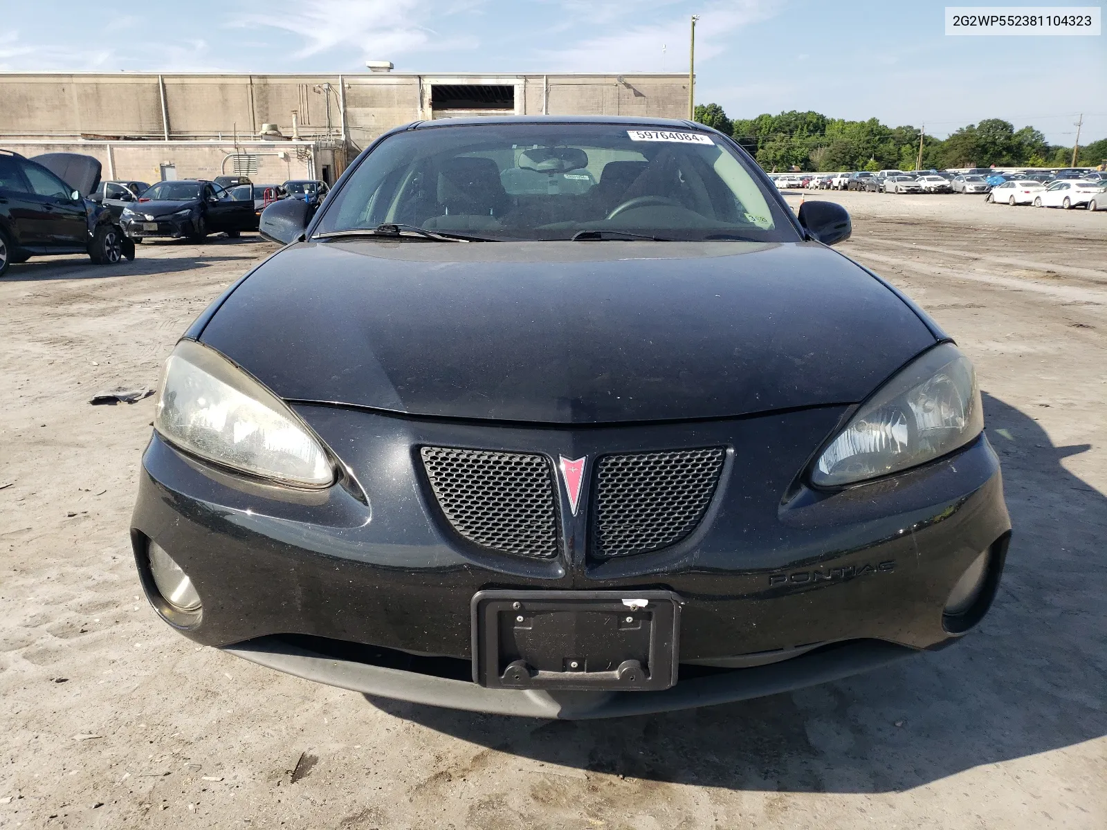 2008 Pontiac Grand Prix VIN: 2G2WP552381104323 Lot: 59764084