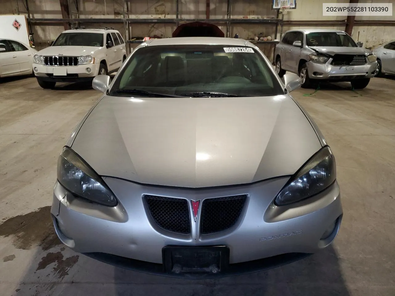 2G2WP552281103390 2008 Pontiac Grand Prix