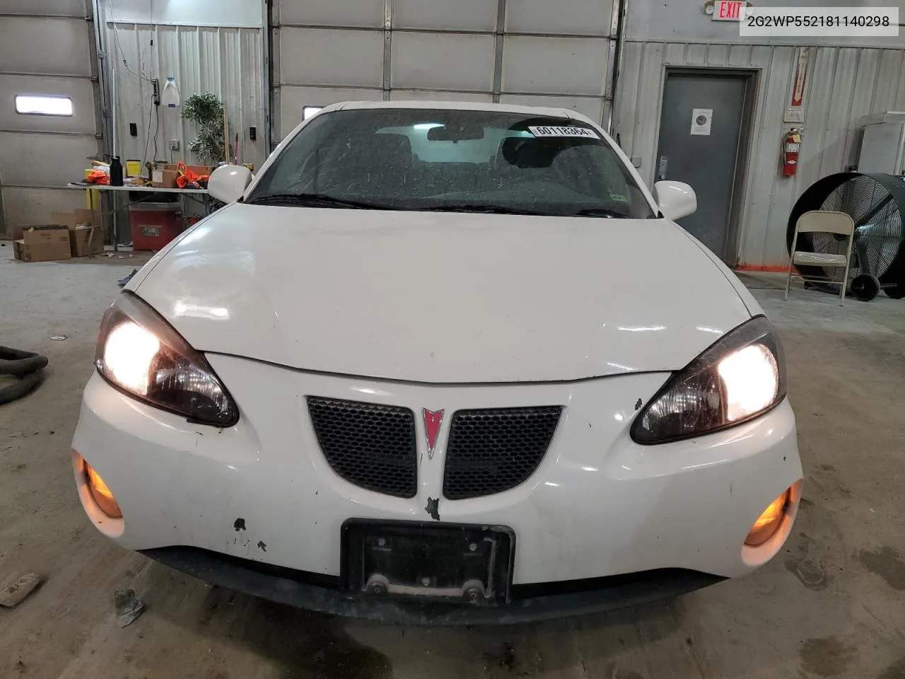 2008 Pontiac Grand Prix VIN: 2G2WP552181140298 Lot: 60118364