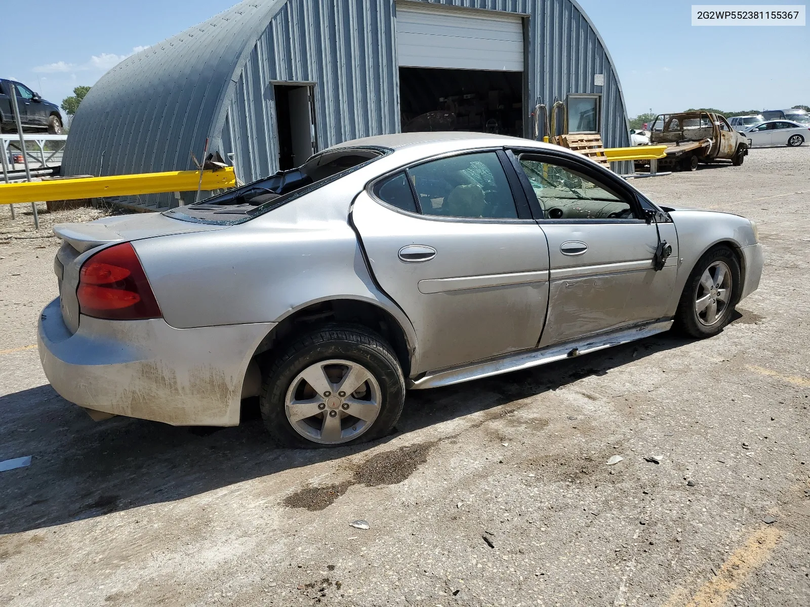 2008 Pontiac Grand Prix VIN: 2G2WP552381155367 Lot: 61642804