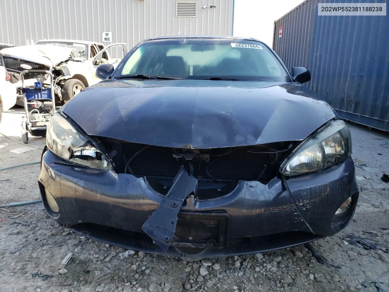 2008 Pontiac Grand Prix VIN: 2G2WP552381188238 Lot: 62237884