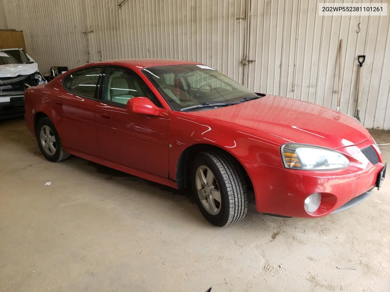 2G2WP552381101261 2008 Pontiac Grand Prix