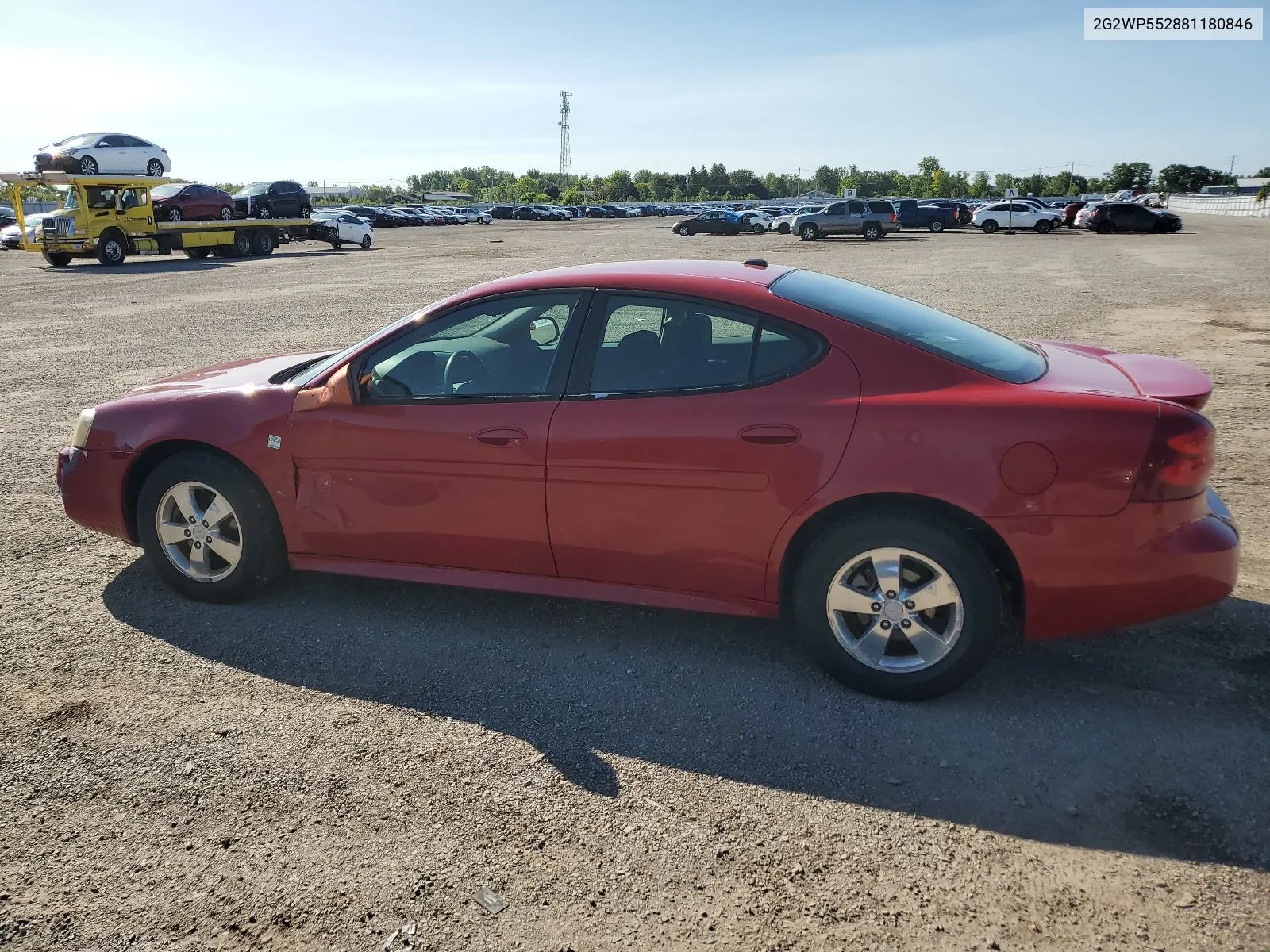 2008 Pontiac Grand Prix VIN: 2G2WP552881180846 Lot: 63699964