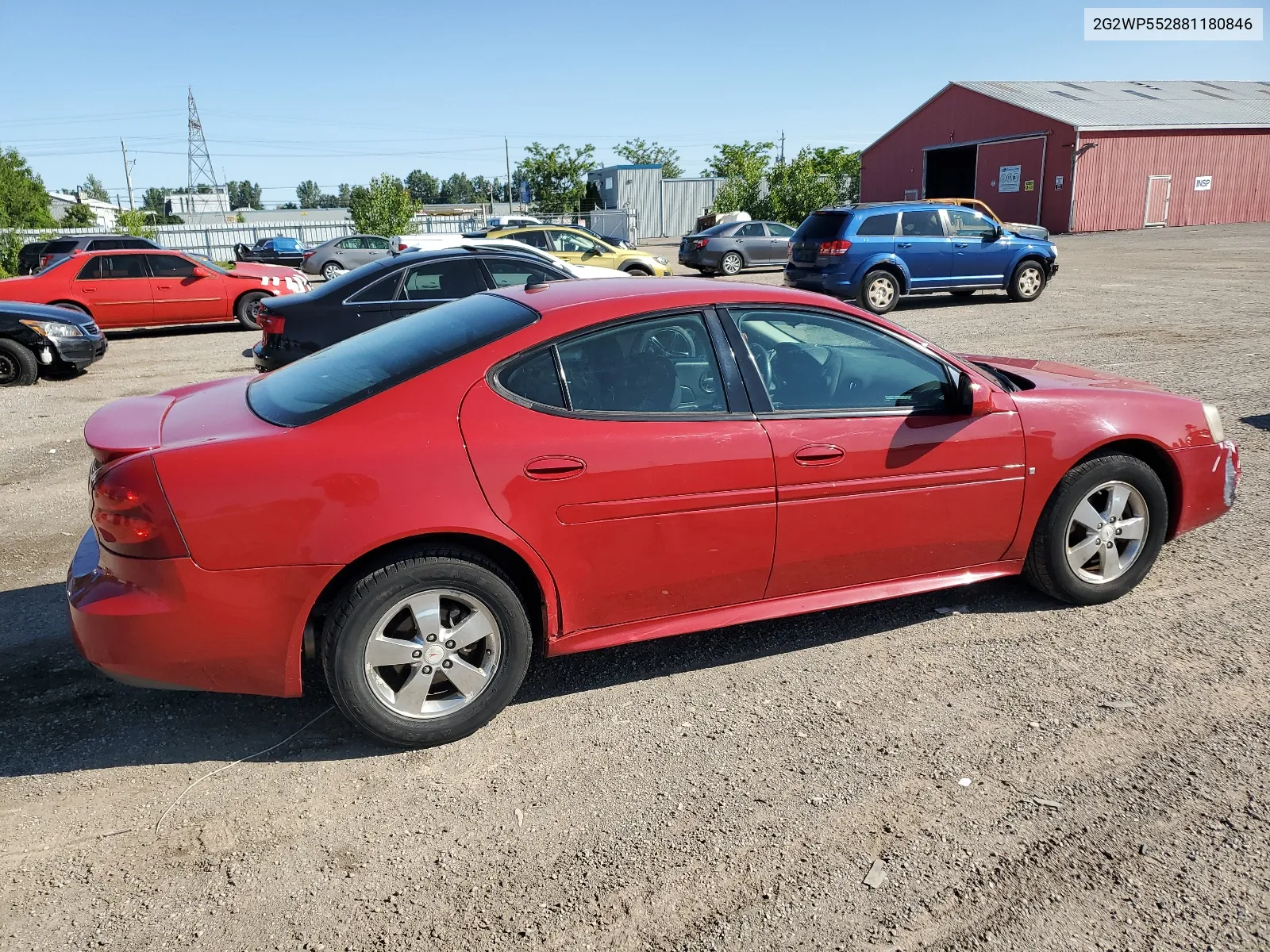 2G2WP552881180846 2008 Pontiac Grand Prix