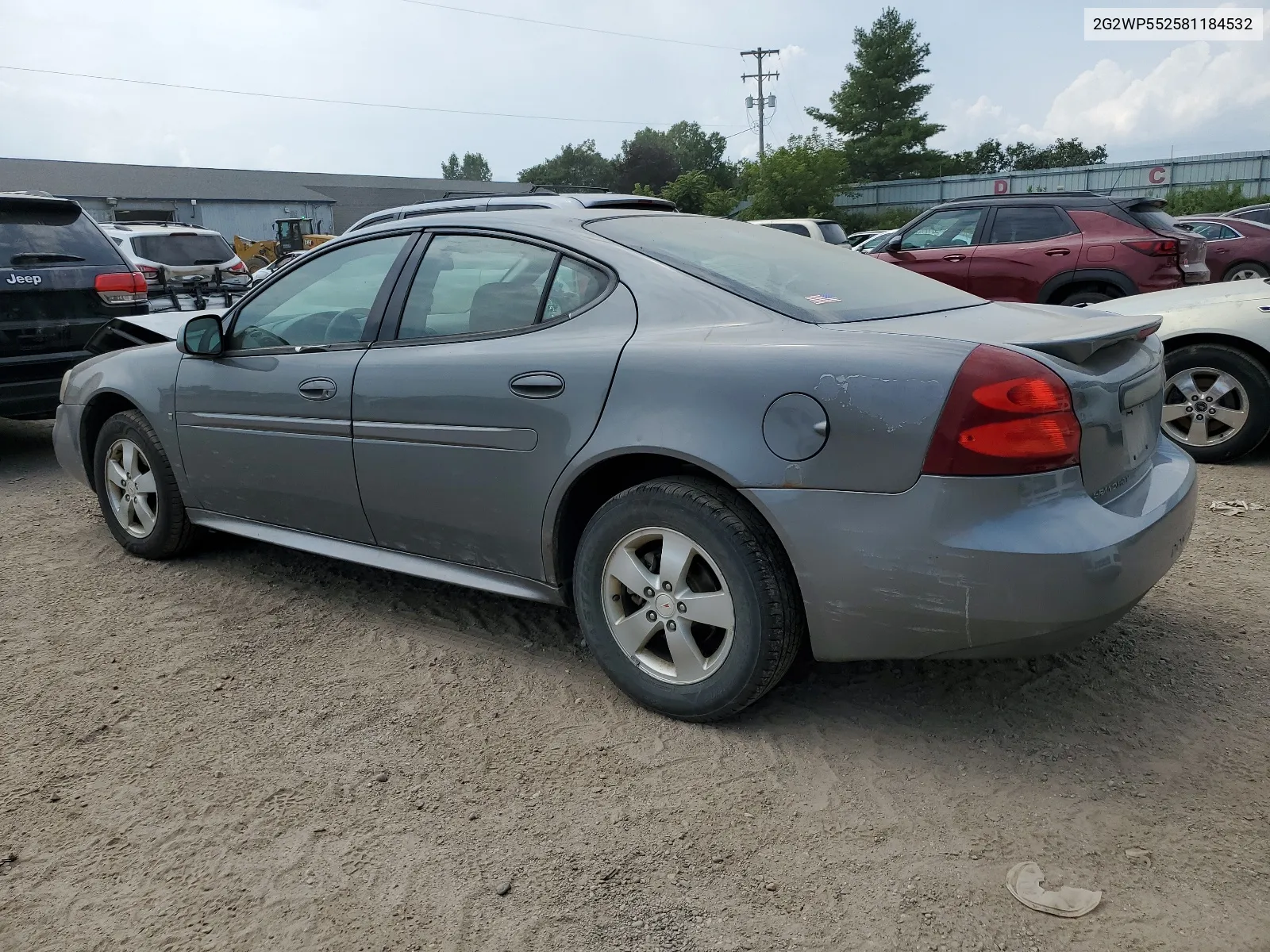 2008 Pontiac Grand Prix VIN: 2G2WP552581184532 Lot: 63906574