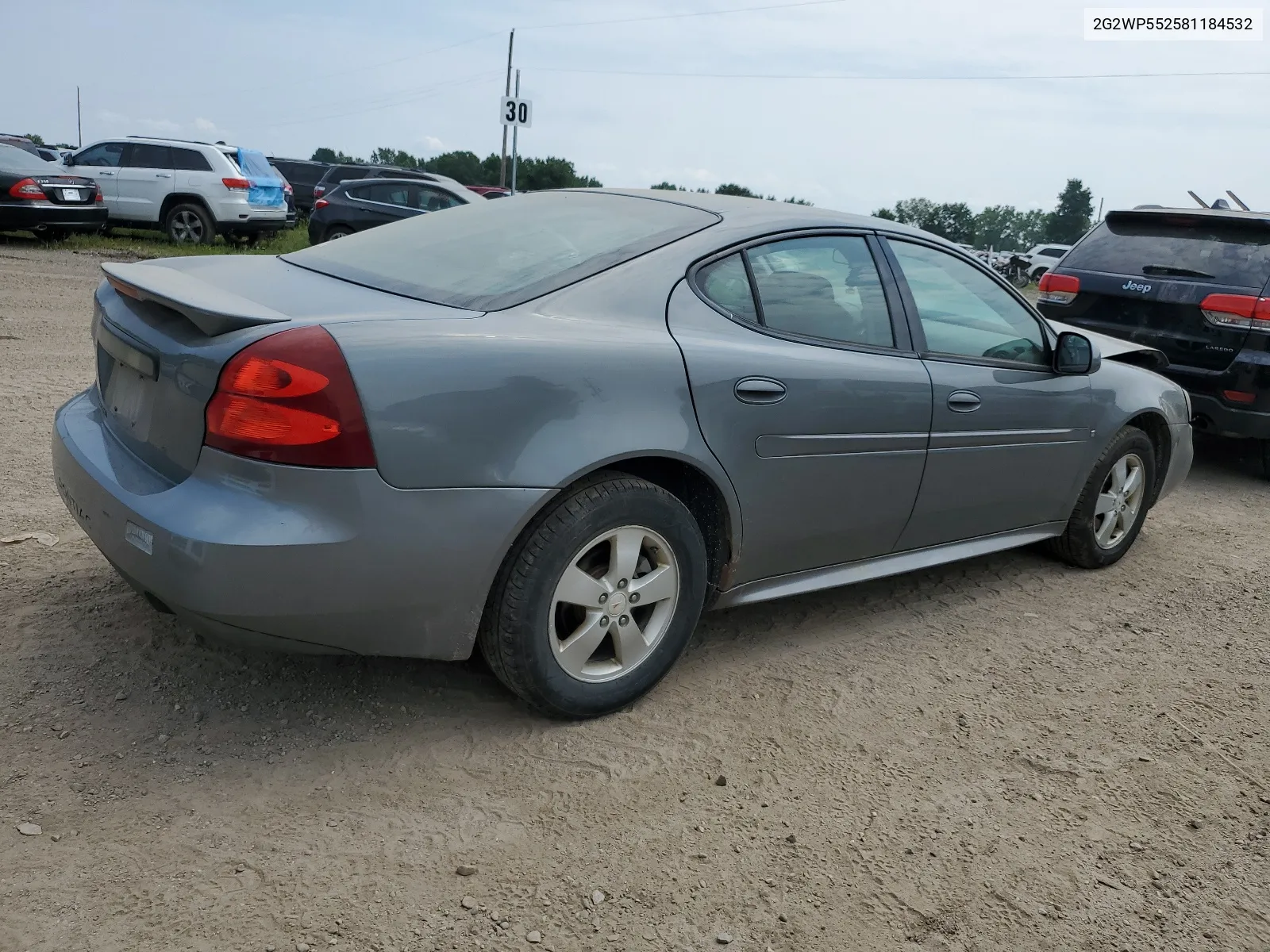 2008 Pontiac Grand Prix VIN: 2G2WP552581184532 Lot: 63906574