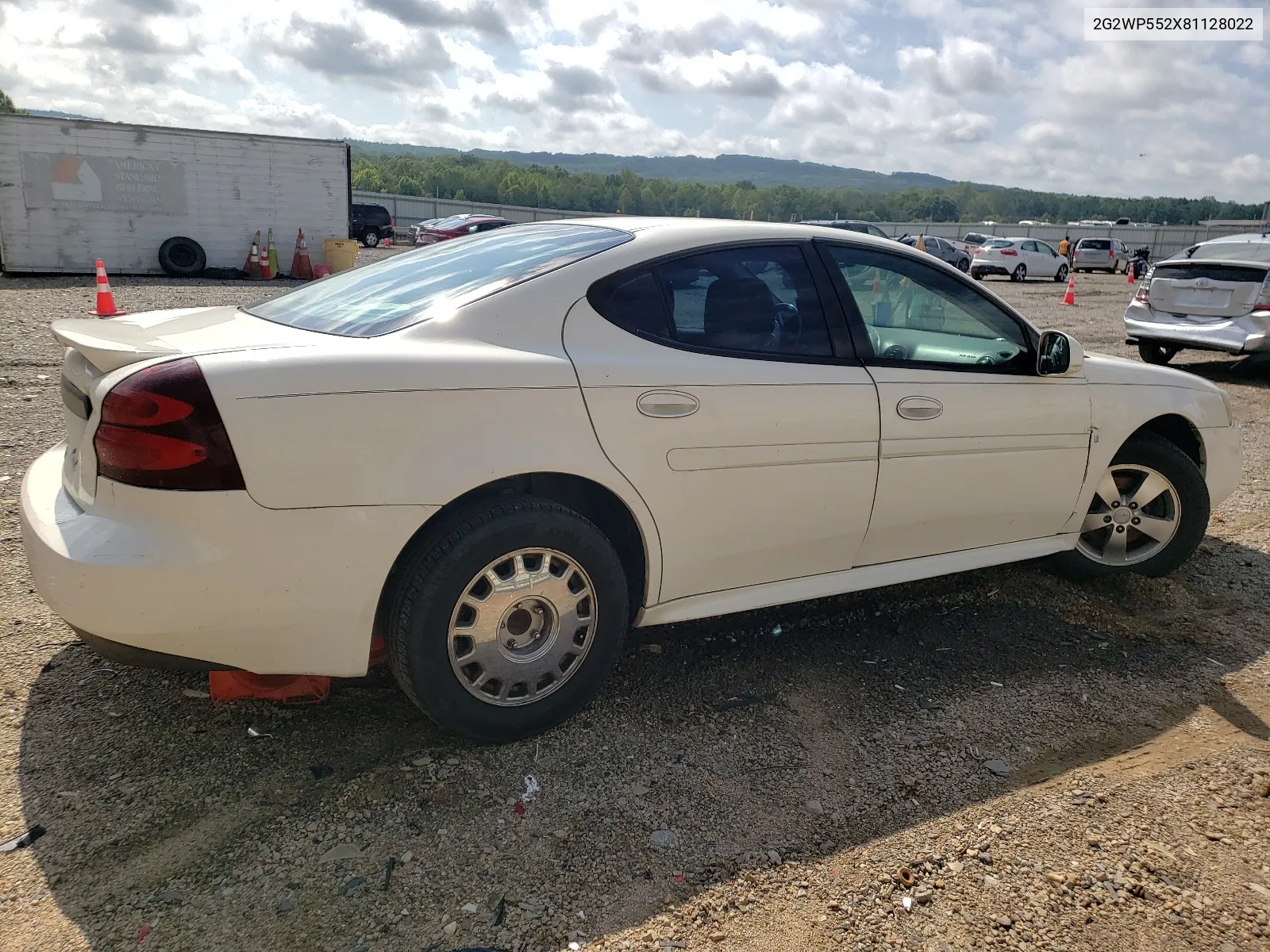 2008 Pontiac Grand Prix VIN: 2G2WP552X81128022 Lot: 63985934