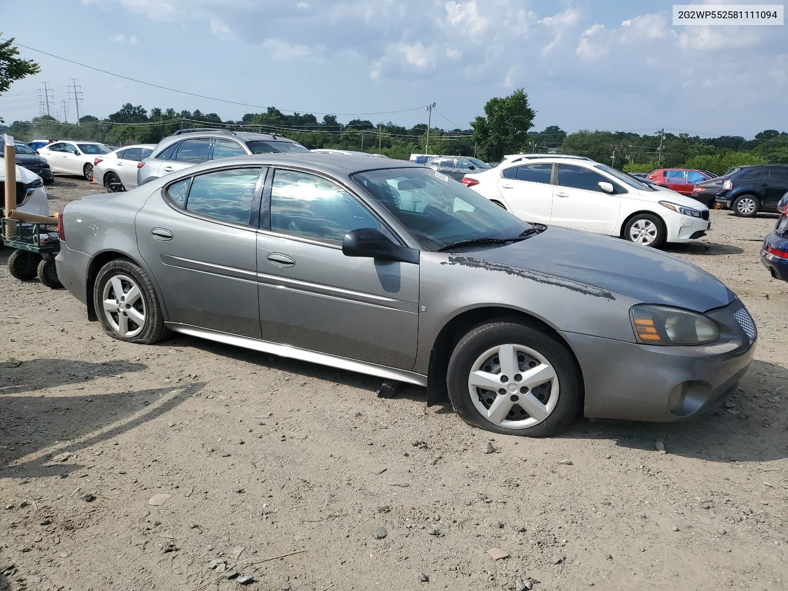 2008 Pontiac Grand Prix VIN: 2G2WP552581111094 Lot: 66341304